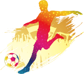 Football Player Silhouette Clip Art - Silueta Jugadores Soccer Player Silhouette Png