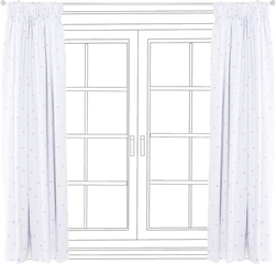 Blackout Curtains Pink Spot - Window Png