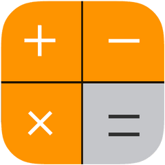 Ios 9 Calculator Icon - Calculator App Png