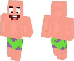 Download Patrick Star Minecraft Skin For Free - Demon Slayer Skin In Minecraft Png