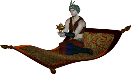 Genie Aladdin Lamp - Aladdin Ka Chirag Real Story Png