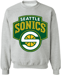 Seattle Supersonics Logo Sweatshirt - Seattle Supersonics Logo 1 1 Png