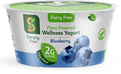 Simply Free Yogurt - Blueberry Png