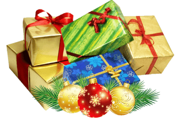 Transparent Background Christmas - Christmas Presents Transparent Background Png