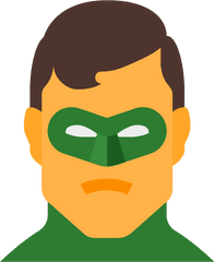 Green Lantern Dc Icon - Free Download Png And Vector Greenlantern Movie Heroes Face Flat Icon