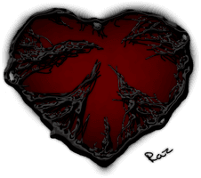 Dark Red Heart - Free PNG