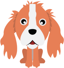 Dog Flat Design Bundle Vector Icon Set - Cocker Spaniel Png