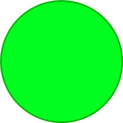 Download Green Fake Bullet - Green Circle Transparent Png Green Screen Circle Png