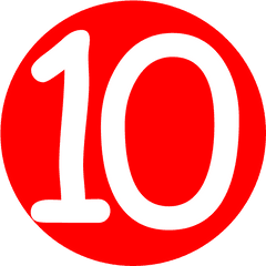 Icon Number 10 Png - Number 10 Clipart