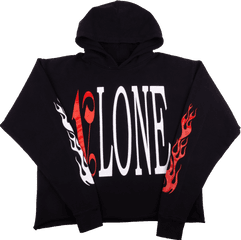 Vlone Palm Angels Red Hoodie - Vlone Palm Angels Hoodie Png