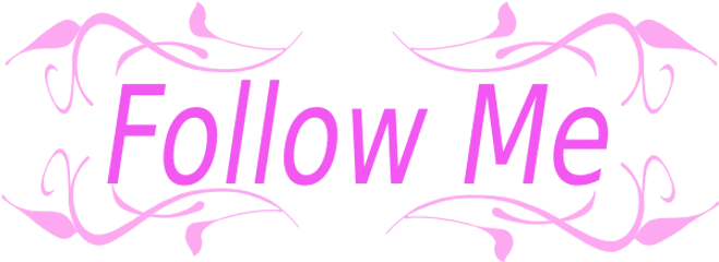 Follow Me Pink Png Image - Transparent Background Follow Me Png Transparent