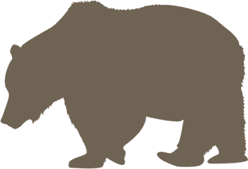 Sloth Bear Png Picture 427240 - Transparent Bear Silhouette Png