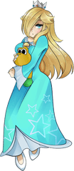 Commission Super Mario Galaxy Rosalina By Kyh - Soren On Silhouette Mario Galaxy Png