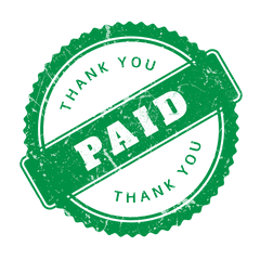 Paid Rubber Stamp Thank You - Free Image On Pixabay Paid Stamp Png Green