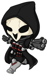 Reaper Drawing Overwatch Chibi - Reaper Overwatch Chibi Png