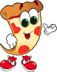 Pizza Slice Cartoon For Kids - Animated Pictures Of Pizza Cartoon Transparent Pizza Clipart Png