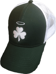 Finnegans Brewery In Minneapolis Shamrock Halo Mesh Baseball Hat - Baseball Cap Png