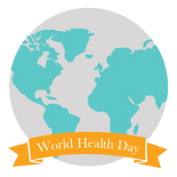 World Badge Health Day PNG Free Photo