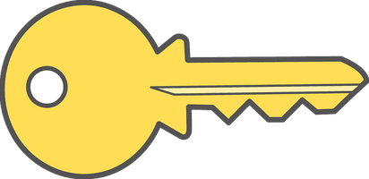 Vector Key Gold Free Download PNG HQ