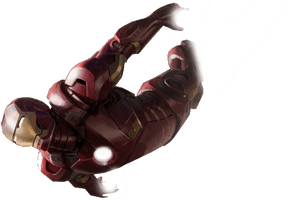 Man Flying Iron Marvel PNG Free Photo