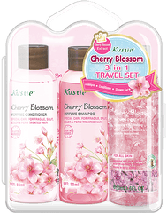 Cherry Blossom 3 In 1 Travel Set Redquay - Box Png