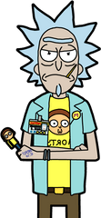 Download Hd Storage Rick - Rick And Morty Rick Hair Png