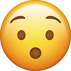 Surprised Emoji [Free Download IOS Emojis] Icon File HD - Free PNG