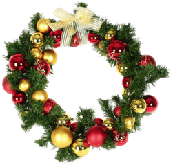 Christmas Wreath Transparent Png - Large Xmas Wreath Transparent Png