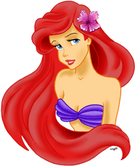 Ariel Free Png Transparent Image - Ariel Cartoon The Little Mermaid