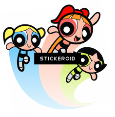 Bubbles Powerpuff Girls Happy - Cartoon Network Old Cartoons Png