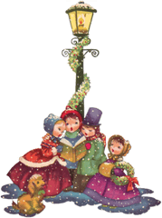 Vintage Christmas Png 14 Cliparts For Free Download - Vintage Christmas Carolers Clipart