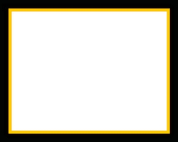 Yellow Border Frame Transparent - Free PNG