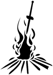 Dark Souls Bonfire Decal - Dark Souls Black Fire Png