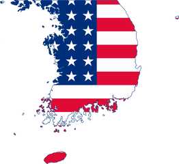 Fileflag Map Of United States Military Government Korea - United States Of Korea Png