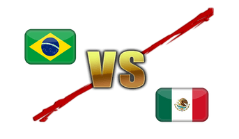 Fifa World Cup 2018 Brazil Vs Mexico - Free PNG