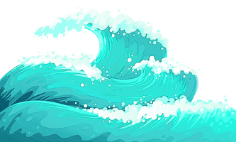 Turquoise Wave Free Photo - Free PNG