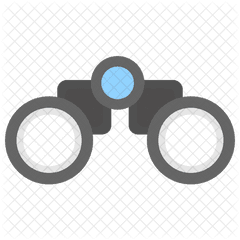 Binoculars Icon - Circle Png