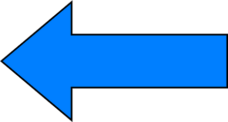 Arrows Blue - Blue Arrow Pointing Left Png