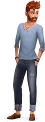 The Sims Characters Transparent - Spandex Png