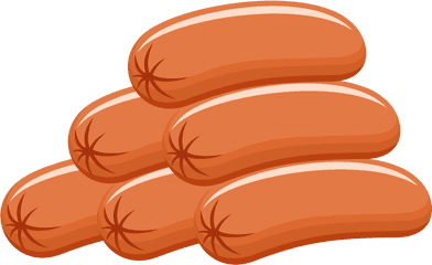 Sausage Clipart Transparent Background - Sausages Clipart Png