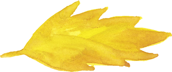 6 Watercolor Yellow Leaf Png Transparent Onlygfxcom - Watercolor Yellow Leaves Png