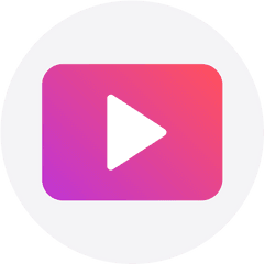 Youtube Play Logo Free Icon Of Social - Youtube Icon Pink Png