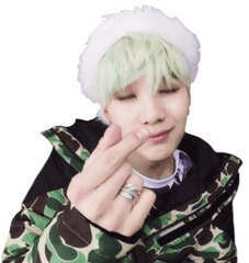 Png Yoongi Reblog Or Like If Youre - Yoongi Mint Png