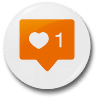 Like Media Button Facebook Social Badge Instagram - Free PNG