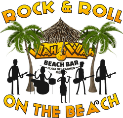 Rock - Musiconthebeachatwahwahbeachbarplayadel Wah Wah Beach Bar Png