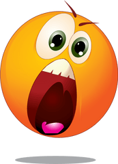 Scared Clipart Png - Worried Emoticon Png