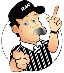 Library Of Football Referee Vector Free - Basketball Referee Clipart Png