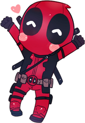 Drawing Pixel Deadpool Transparent U0026 Png Clipart Free - Deadpool Chibi Cute