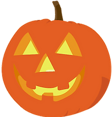 Ftestickers Pumpkin Halloween Pumpkins Trickortreat Pum - Jack O Lantern Transparent Png