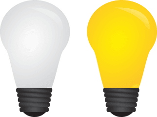 Download Hd Lightbulb Png - Idea Lamp No Background Icon Light